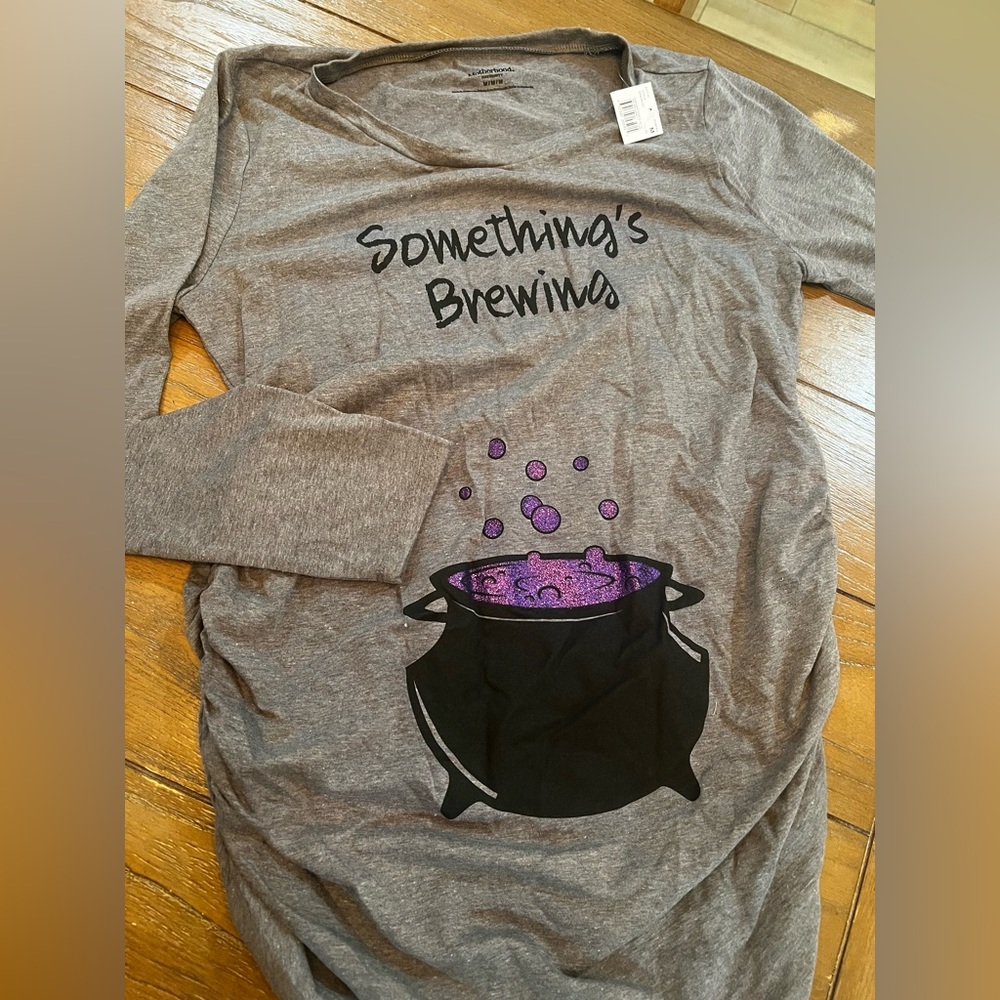 Motherhood Maternity Halloween Shirt & Leggings